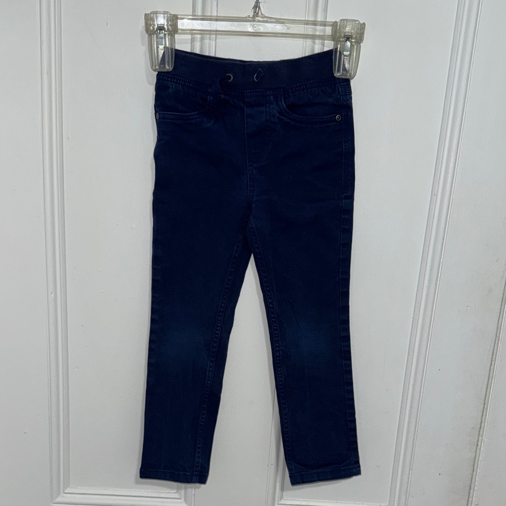 Hanna Andersson Slim Fit Twill Pull-On Pants - Picture 2 of 7